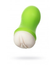 Мастурбатор вагина TOYFA A-Toys зеленый/телесный 14cm