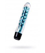 Вибратор TOYFA Trio Vibe, TPE, голубой, 15,5 см