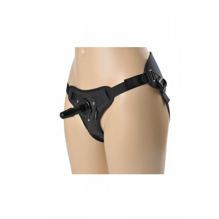 Трусики Sitabella HARNESS Dual Peak чёрные размер XL