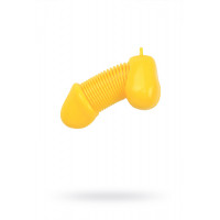 Сувенир брелок для ключей Romfun, PVC, жёлтый