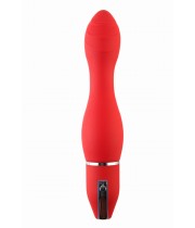 Вибратор TOYFA Black&Red, 10 режимов вибрации, силиконовый, красный, 28 см, ?4,5 см