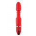 Вибратор TOYFA Black&Red, 10 режимов вибрации, красный, 28 см, ?4,5 см