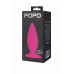Анальная втулка TOYFA POPO Pleasure силиконовая, розовая, 10 см