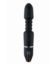 Вибратор TOYFA Black&Red, 10 режимов вибрации, чёрный, 28 см, ?4,5 см