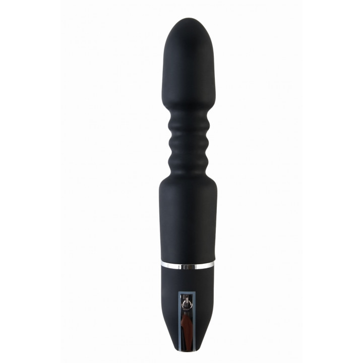 Вибратор TOYFA Black&Red, 10 режимов вибрации, чёрный, 28 см, ?4,5 см