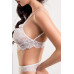 Бралетт кружевной удлиненный Erolanta Lingerie Collection, белый (50-52)