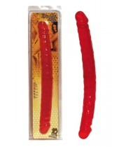 Фаллоимитатор Dream Toys двусторонний, TPR, розовый, 45,7 см