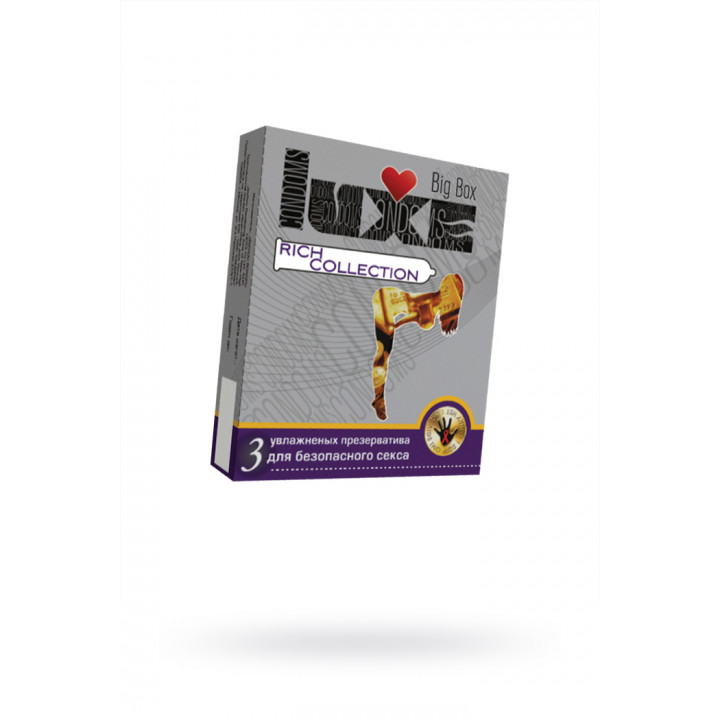 Презервативы Luxe Big Box Rich Collection, 18 см., №3, 24 шт.