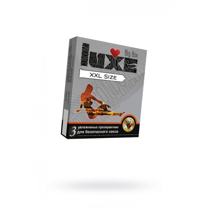 Презервативы Luxe Big Box XXL SIZE панель, 20 см., №3, 24 шт.