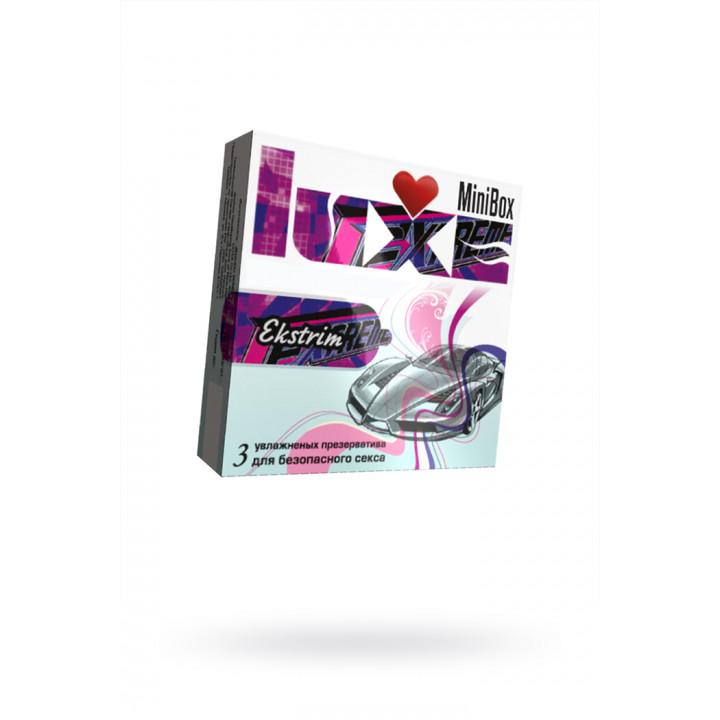 Презервативы Luxe Mini Box Экстрим, 18 см., №3, 24 шт.