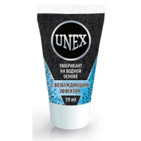 Лубрикант UNEX с возбуждающим эффектом, на водной основе, 50 мл