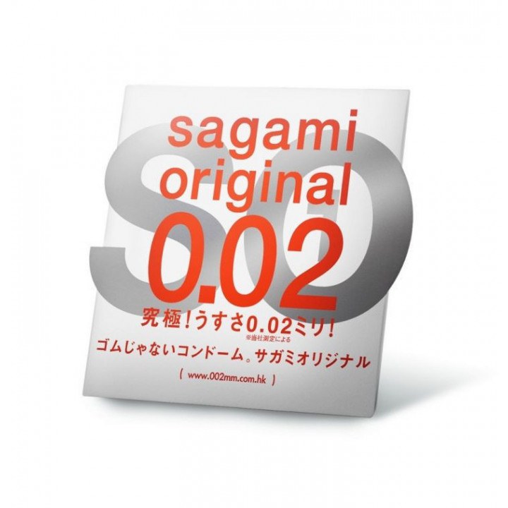 Презервативы Sagami Original 0.02 УЛЬТРАТОНКИЕ,гладкие №1