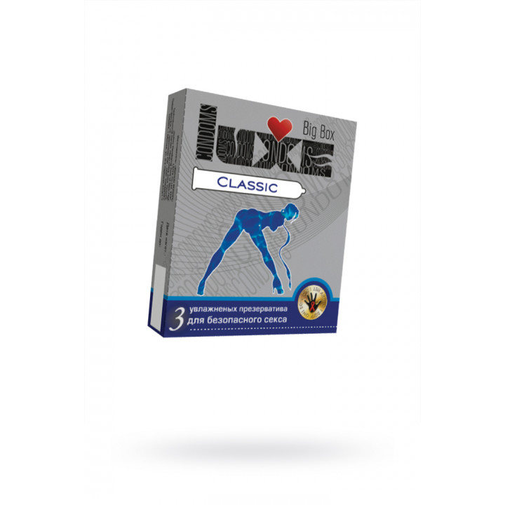 Презервативы Luxe Big Box Classic панель, 18 см., №3, 24 шт.