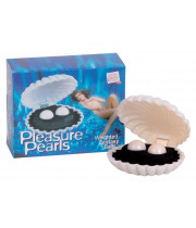 Вагинальные шарики Dream Toys в ракушке, белые, ?3,5 см