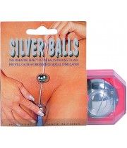 Вагинальные шарики Dream Toys, легкие, ABS пластик, серебристые, ?3,5 см
