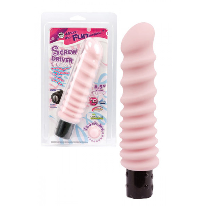Вибратор Tonga Screw Driver 10 режимов вибрации, лав клон, 16,5 см