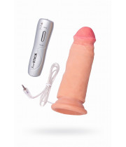 Вибратор TOYFA RealStick Elite на присоске телесный, 7 режимов вибрации, 16 см