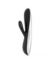Вибратор OVO rabbit перезаряжаемый черный, 19,5 см